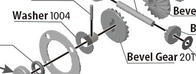 Shim/Washer 1004 (for Diff Bevel Gear 20T)