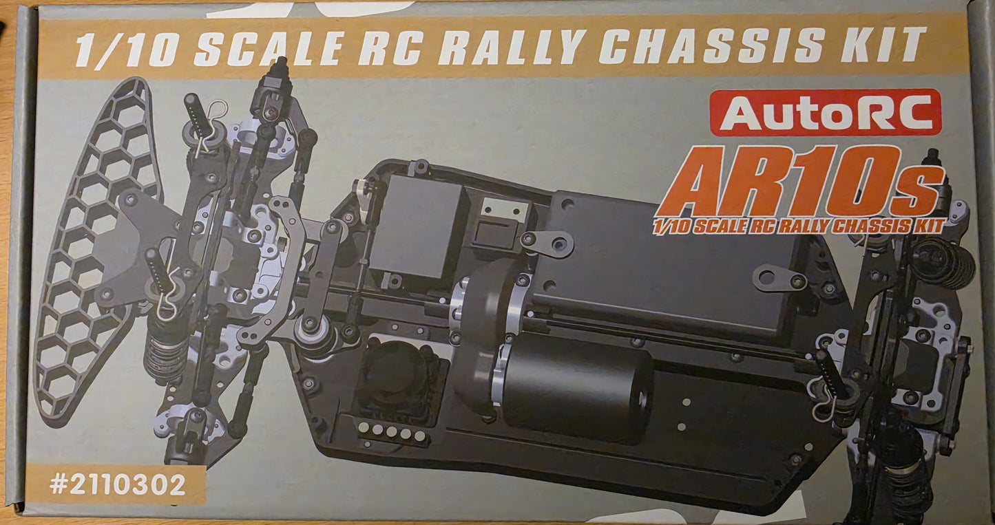 AutoRC AR10s 1/10 Rally Chassis Kit (Silver Version with OPs)