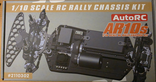 AutoRC AR10s 1/10 Rally Chassis Kit (Silver Version with OPs)