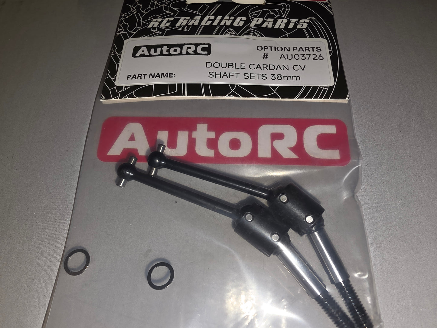#AU03726a Double Cardan CV Fixed Length 38mm