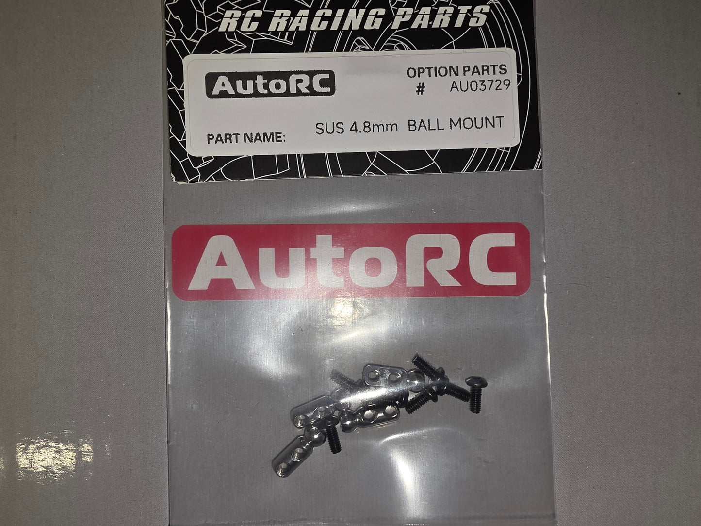 #AU03729 SUS 4.8mm Ball Mount(Stainless Steel)