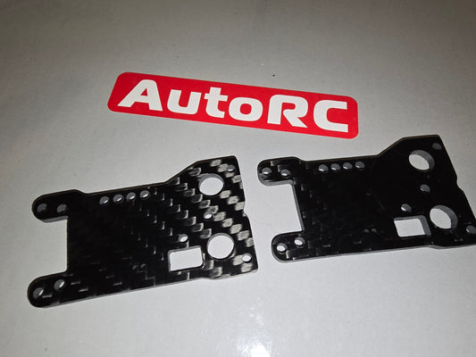 #AU1402 CARBON REAR ARM 2° TOE 2.5MM